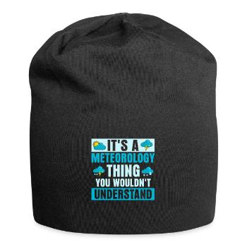 It's A Meteorology Thing You Wouldn't Understand W - Jersey Beanie - black - Front