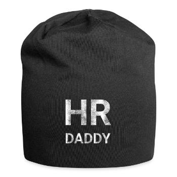 Personalwesen HR Papa - Jersey-Beanie - Schwarz - Vorne