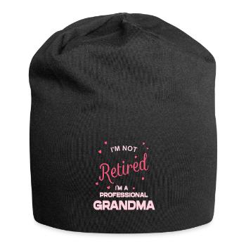 I'm not Retired, I'm a Professional Grandma - Jersey Beanie - black - Front