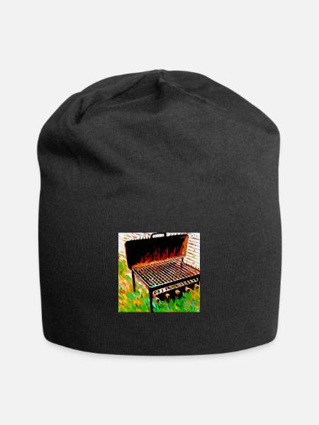Grill der 50er Jahre - Jersey-Beanie - Schwarz
