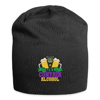 Peut contenir de l’alcool Mardi Gras Party - Bonnet en jersey - noir - Devant