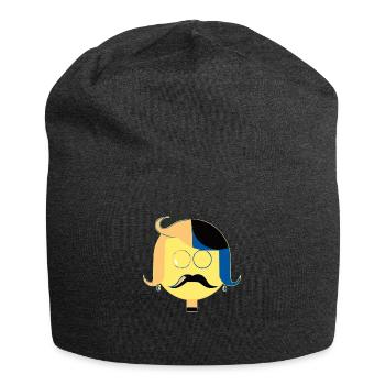 Herr Jeko - Jersey-Beanie - Anthrazit - Vorne