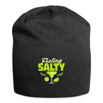 Feeling Salty Margarita Cinco De Mayo - Jersey-Beanie - Schwarz - Vorne