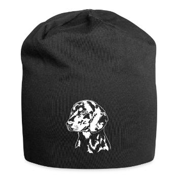 Schwarzwildbracke Portrait Hunde Jagdhund Wilsigns - Jersey-Beanie - Schwarz - Vorne