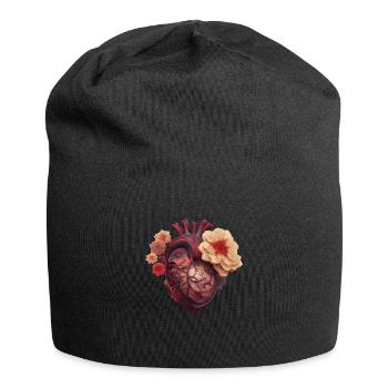 Blühender Geist - Jersey-Beanie - Schwarz - Vorne