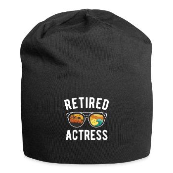 Retired Hollywood actress - Jersey Beanie - black - Front