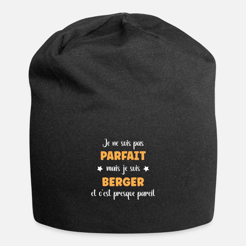 Berger - Bonnet en jersey - noir