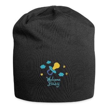 welcome baby - Bonnet en jersey - noir - Devant