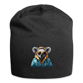 Street style koala bear | Koala lovers - Jersey Beanie - black - Front
