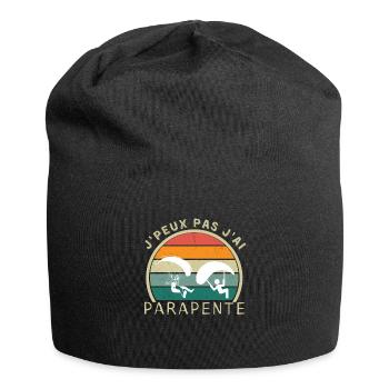 Ich kann nicht Gleitschirm Gleitschirm T-Shirt - Jersey-Beanie - Schwarz - Vorne