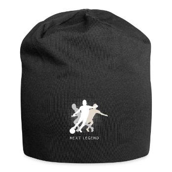 Next Legend - die nächste Fußballer Legende - Jersey-Beanie - Schwarz - Vorne