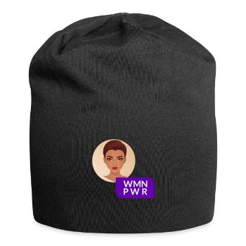 WMN PWR - Visage Féminin - 03 - Bonnet en jersey - noir - Devant