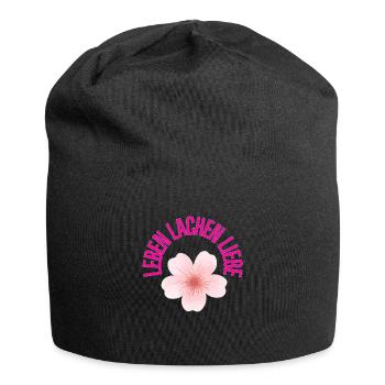 Life, Laughter, Love - Jersey Beanie - black - Front