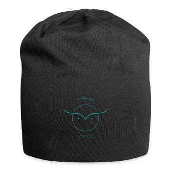 Hiboux - Bonnet en jersey - noir - Devant