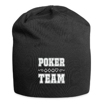 Équipe de poker - Bonnet en jersey - noir - Devant
