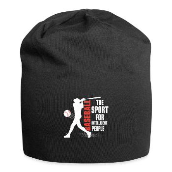 Baseball Le sport pour les gens intelligents Sport Fa - Bonnet en jersey - noir - Devant