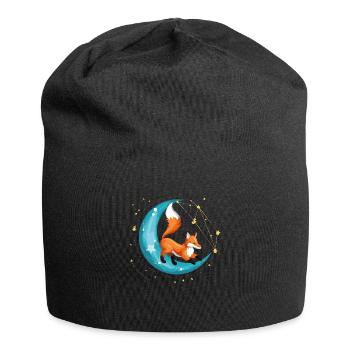 Luna fox - Jersey Beanie - black - Front