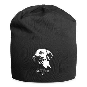 Sloughi Mom Dog Dog Greyhounds Wilsigns - Jersey Beanie - black - Front