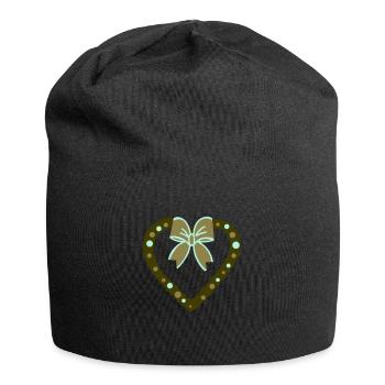 Décorations de Noël Vert - Bonnet en jersey - noir - Devant