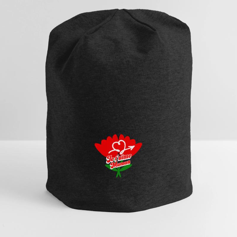 Ich liebe dich Mama Muttertag Jersey-Beanie