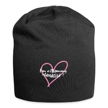 Mama oder Mamacita? - Jersey-Beanie - Schwarz - Vorne