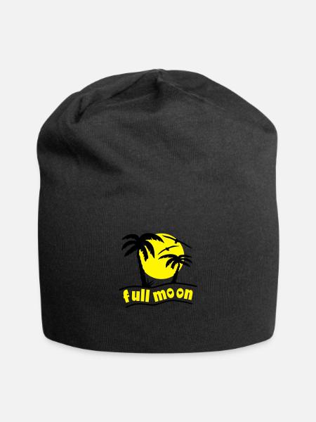full_moon - Jersey-Beanie - Schwarz