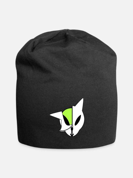 Aliekuroeil - Jersey-Beanie - Schwarz