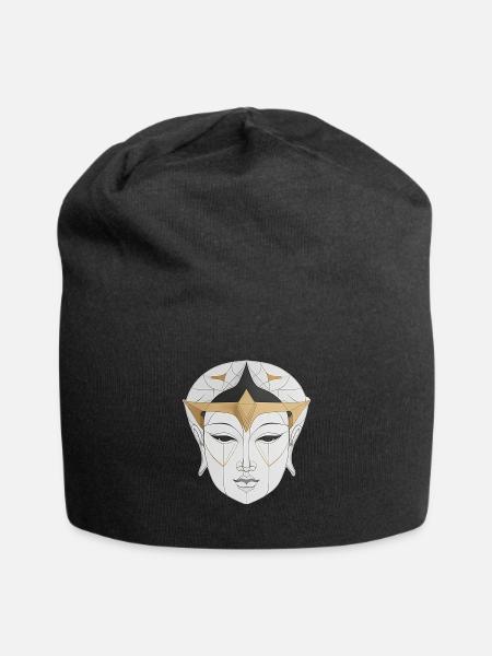 Asian Woman - Jersey Beanie - black