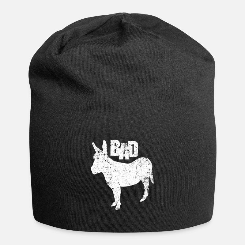 Badass - Jersey Beanie - black