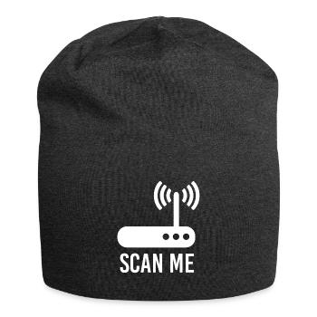Accès Internet sans fil - Bonnet en jersey - charbon - Devant