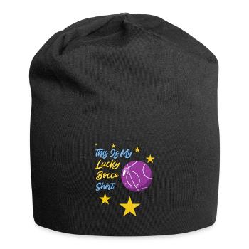Boccia Boule Petanque - Jersey Beanie - black - Front