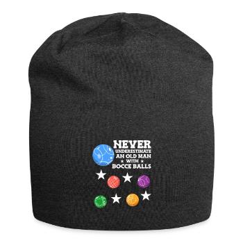 Boccia Boule Petanque - Jersey Beanie - charcoal grey - Front