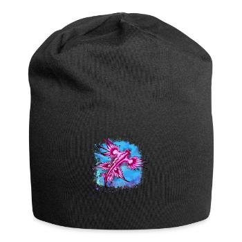 draggon bleu, glaucus bleu, escargot de mer bleu - Bonnet en jersey - noir - Devant