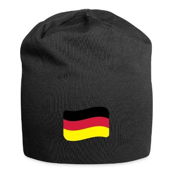 Deutschland Flagge Deutsche Nation Deutscher - Jersey-Beanie - Schwarz - Vorne
