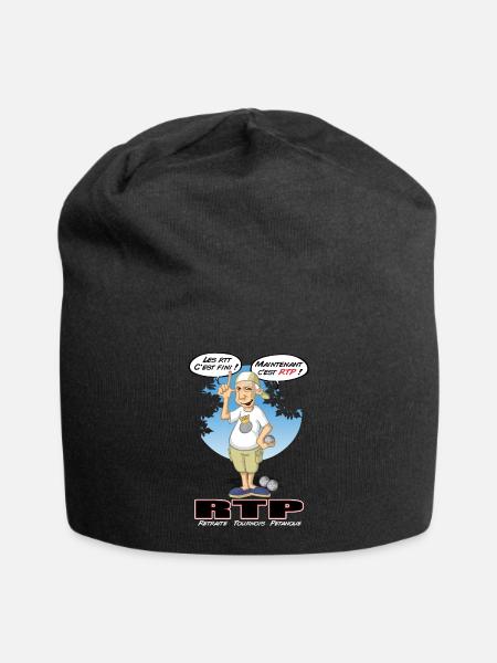 Pétanque et retraite - Bonnet en jersey - noir