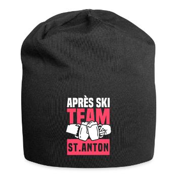 Apres Ski Team St. Anton - Ski fahren in Österreic - Jersey-Beanie - Schwarz - Vorne
