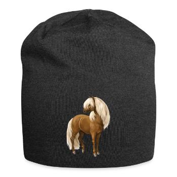 Pony Hengst - Jersey-Beanie - Anthrazit - Vorne