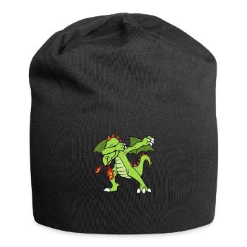 Dabbing Dab Dragon - Jersey Beanie - black - Front
