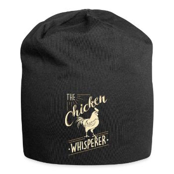The Chicken Whisperer - Hühner Landwirt Bäuerin - Jersey-Beanie - Schwarz - Vorne