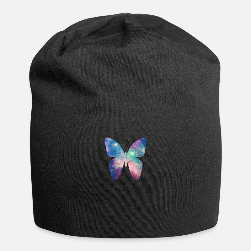 Motif cadeau univers papillon comme un univers - Bonnet en jersey - noir
