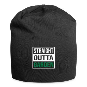Straight Outta Garden - Bonnet en jersey - noir - Devant
