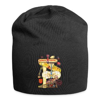 WEDDING FLIEGER - Jersey-Beanie - Schwarz - Vorne