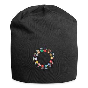 hands - Jersey Beanie - black - Front