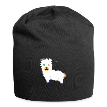 Funky Lama - Bonnet en jersey - noir - Devant
