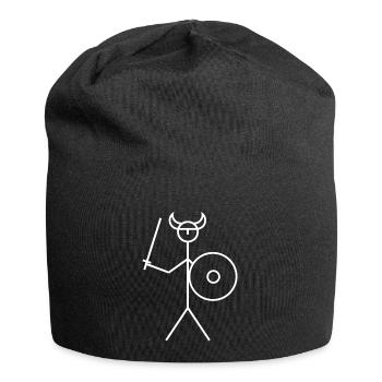 Viking - Jersey-Beanie - Schwarz - Vorne