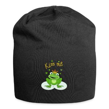 embrasse moi - Bonnet en jersey - noir - Devant