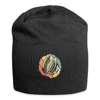 Schokolade - Jersey-Beanie - Schwarz - Vorne