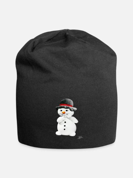 Weihnachten Weihnachten Weihnachten Weihnachtszeit - Jersey-Beanie - Schwarz