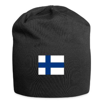 Flag of Finland (fi) - Jersey Beanie - black - Front