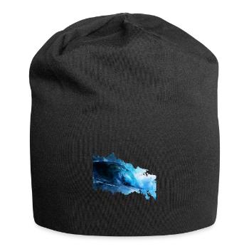 La vague parfaite, surf, surf, cadeau - Bonnet en jersey - noir - Devant